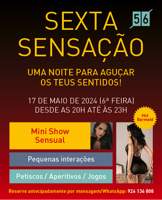 Evento Show Sensual Sexta 17 de Maio